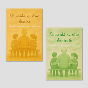 Cadou pentru bunici - Set jurnale „De vorbă cu tine, bunicule & De vorbă cu tine, bunico”