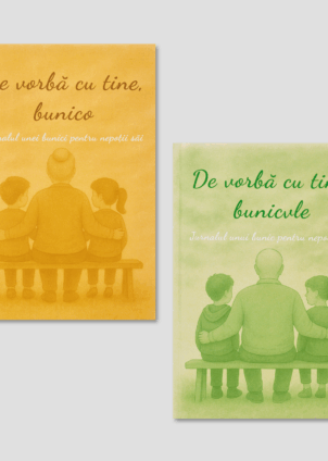 Cadou pentru bunici - Set jurnale „De vorbă cu tine, bunicule & De vorbă cu tine, bunico”