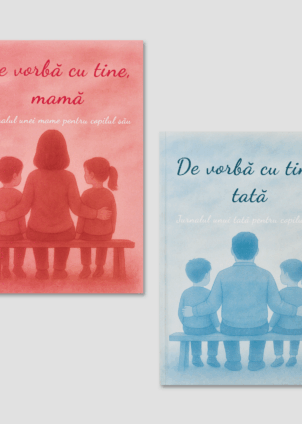 Cadou pentru părinți - Set jurnale „De vorbă cu tine” - amintiri de familie