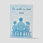 Cadou pentru tata - Jurnal „De vorbă cu tine” - carte amintiri familie, cadou pentru copii