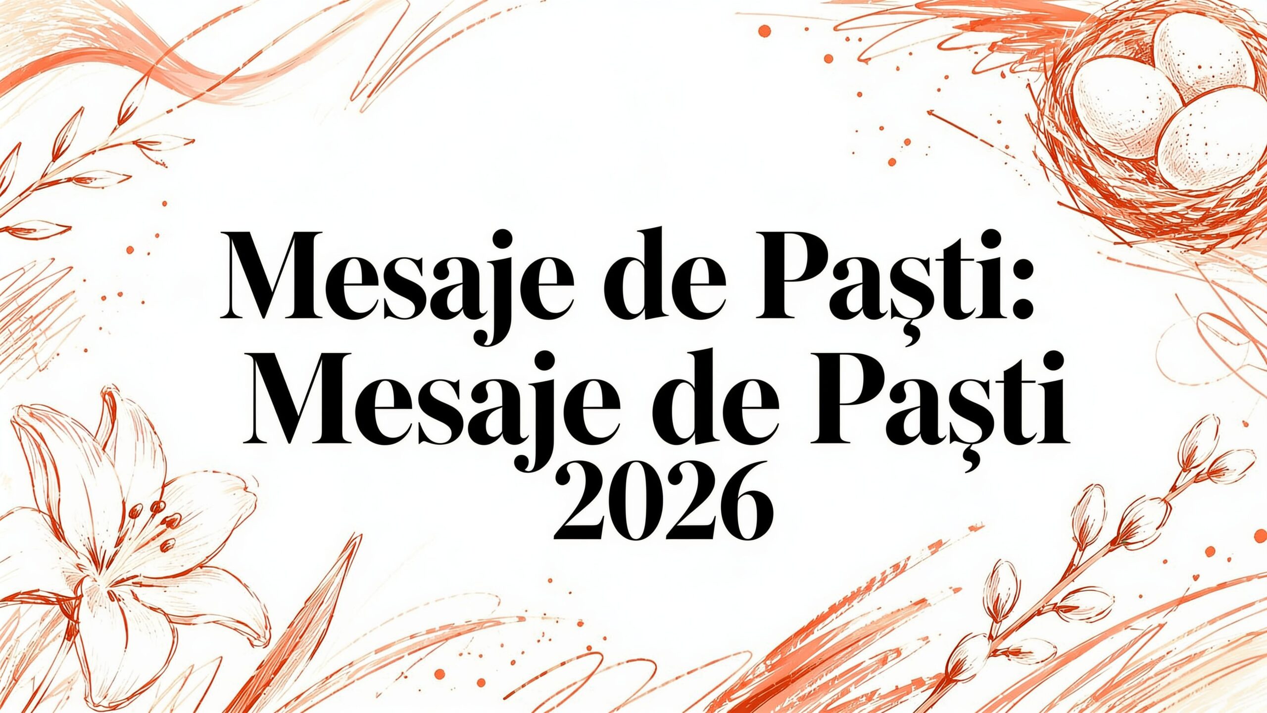 Mesaje de pasti: Mesaje de Paști 2026