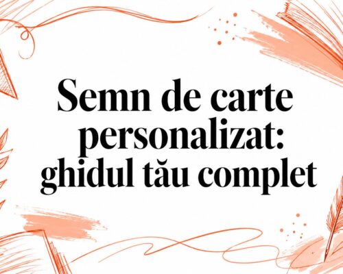 Semn de carte personalizat: ghidul tău complet